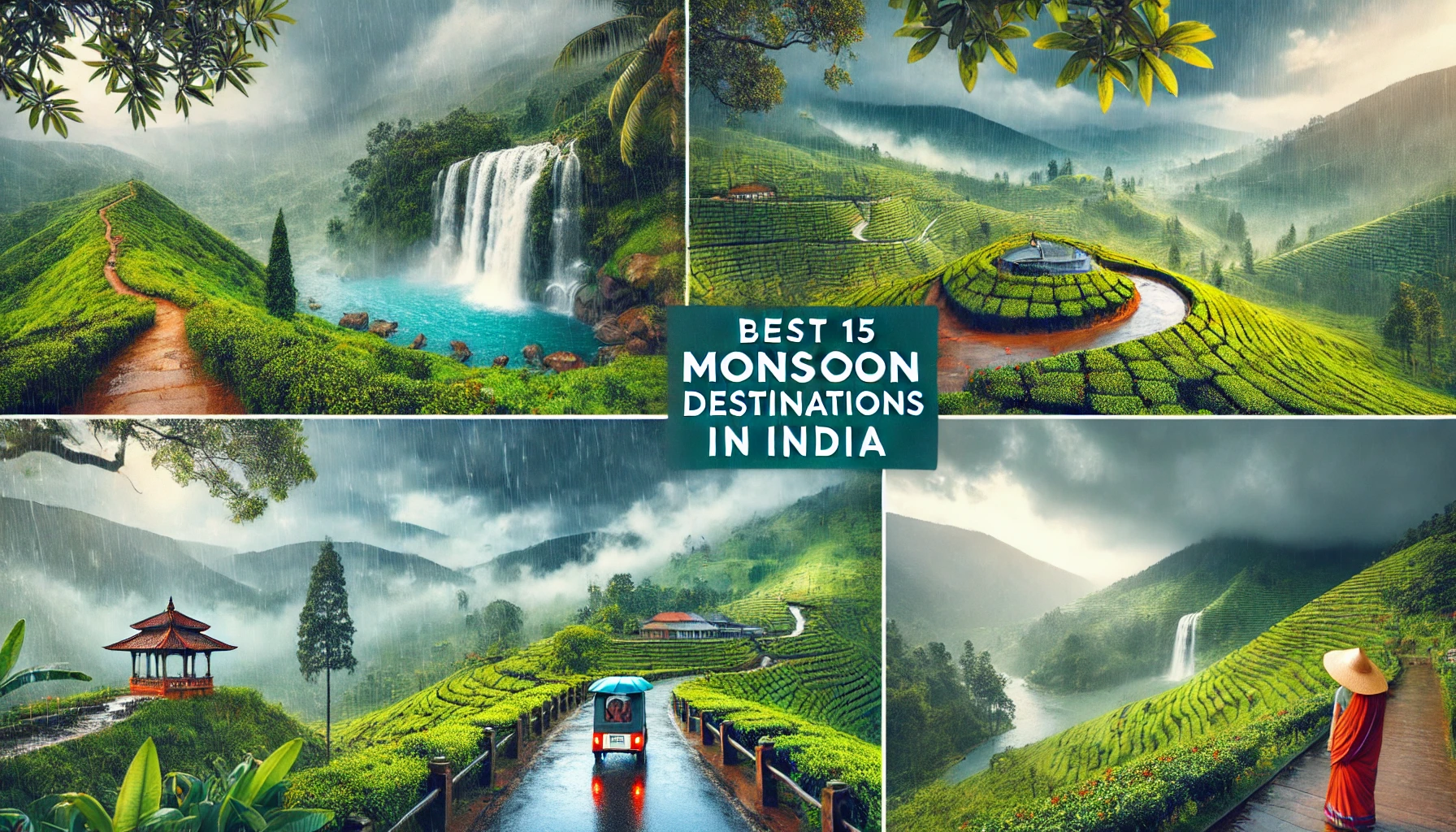 Best 15 Monsoon Destinations in India